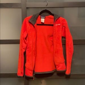 Orange Patagonia zip up